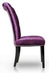 Krzesło Barocco Samt lila 2
